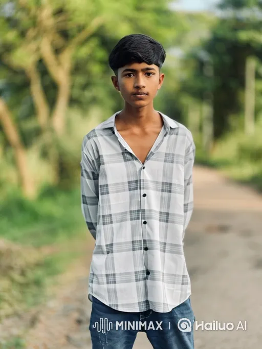 Portrait of a Young Man in a Natural Setting – AI Generated Video | Hailuo AI