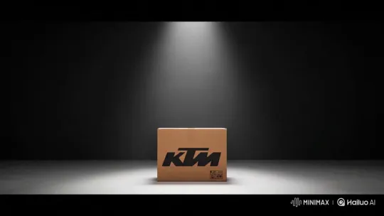 KTM Duke 1290 Revealed in Themed Motorcycle Room – AI Generated Video | Hailuo AI
