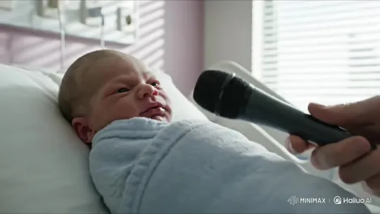 Reporter Inquires About the Sensation of Birth – AI Generated Video | Hailuo AI