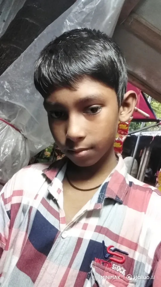 Young Boy Faces Off with Tiger in Market Stall – AI Generated Video | Hailuo AI