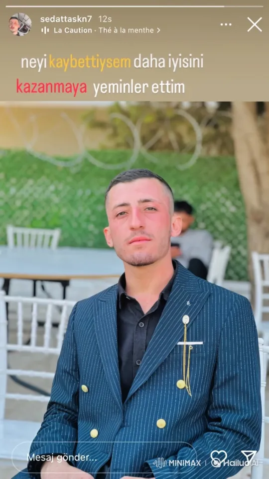 Young Man Evades Charging Bear on Patio – AI Generated Video | Hailuo AI