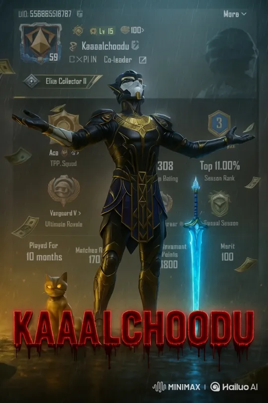 Kaalchoodu: Enigmatic Warrior Awakens in Magical Rain – AI Generated Video | Hailuo AI