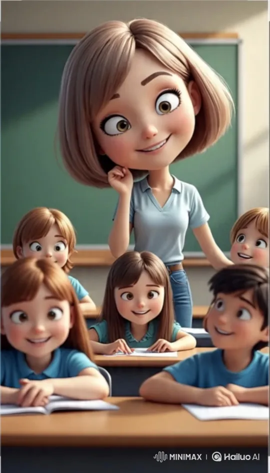 Inviting Classroom: Joyful Learning Moment – AI Generated Video | Hailuo AI