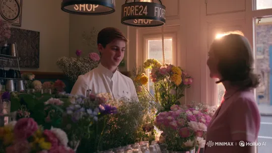 Sunlit Connection: Barista and Woman in Vintage Cafe – AI Generated Video | Hailuo AI