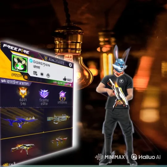 Free Fire: DOREMON's Intense 1 vs 1 Duel Prep – AI Generated Video | Hailuo AI