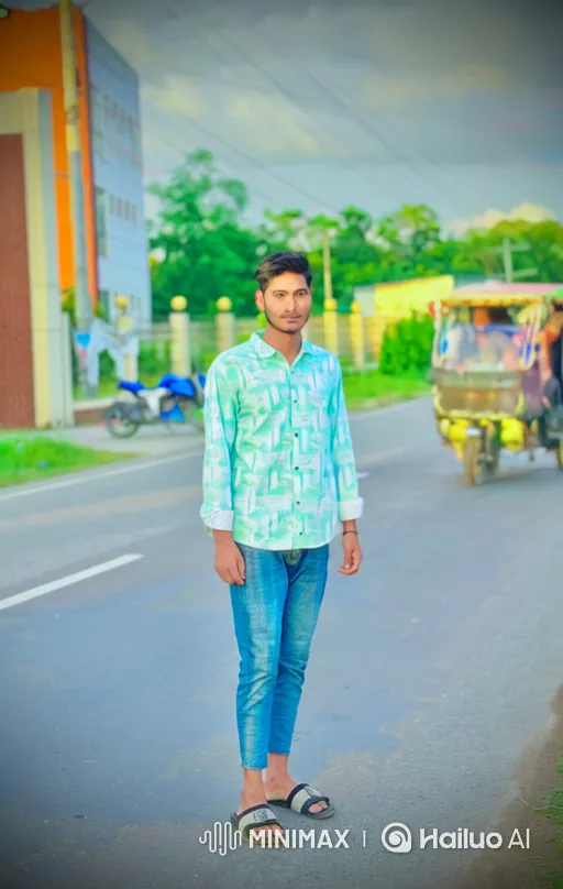 Romantic Encounter in a Golden Hour Park – AI Generated Video | Hailuo AI