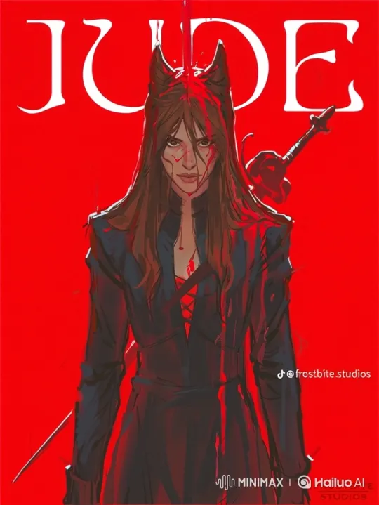 Fierce Woman with Horns Amidst Bloodshed – AI Generated Video | Hailuo AI
