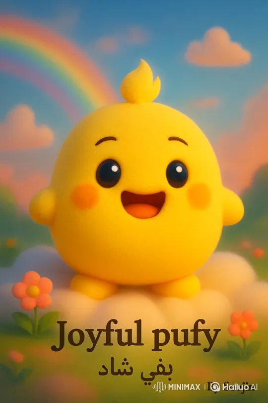 Puffy Characters Celebrate Joyfully in Dreamy Animated Street – AI Generated Video | Hailuo AI