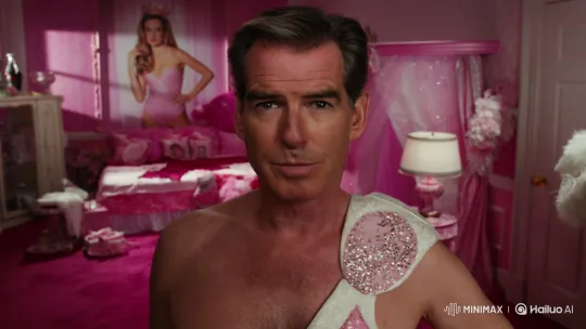 Anne Hathaway Unmasks as Pierce Brosnan in Sexy Reveal – AI Generated Video | Hailuo AI