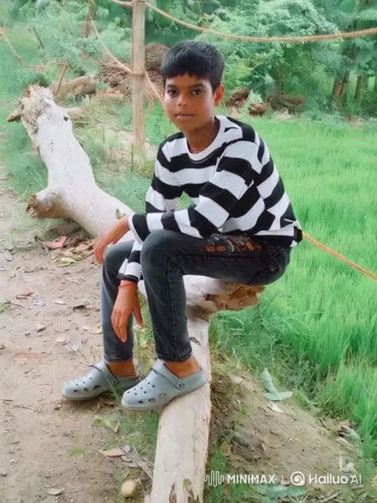 Young Boy Meets Narendra Modi in Animated Scene – AI Generated Video | Hailuo AI