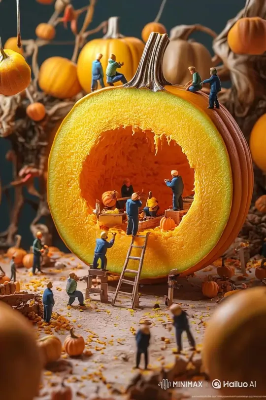 Diverse Varieties of Pumpkin and Squash Plants – AI Generated Video | Hailuo AI