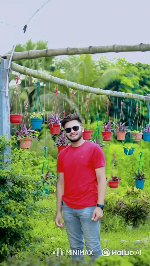 Young Couple's Serene Encounter in an Urban Park – AI Generated Video | Hailuo AI
