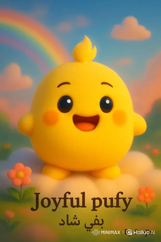 Joyful Pufys Celebrate in a Colorful Community – AI Generated Video | Hailuo AI