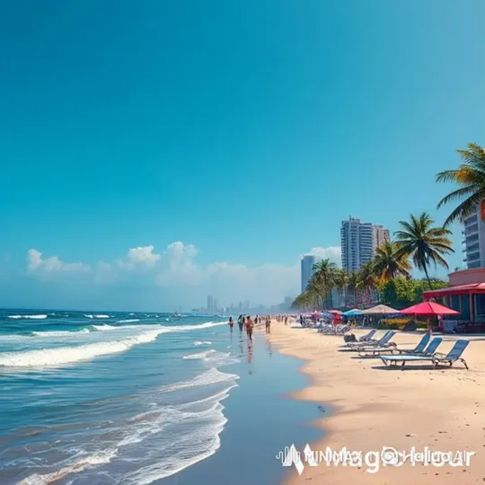 Virtual Walk on Sunlit Vice City Beach – AI Generated Video | Hailuo AI