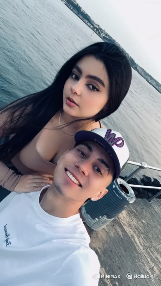 Family Portrait: Golden Hour Selfie on Pier – AI Generated Video | Hailuo AI