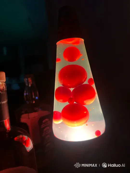 Lava Lamp: Dance of Wax and Light in Darkness – AI Generated Video | Hailuo AI