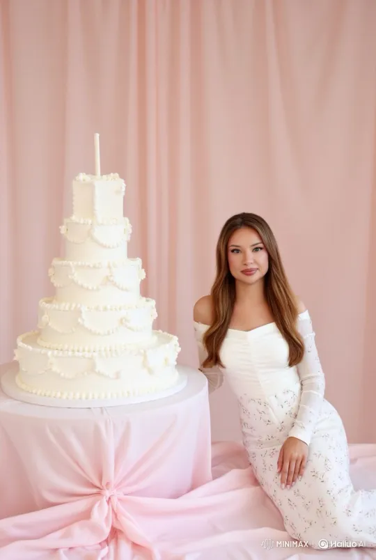 Woman and Cake Melt Together in Surreal Timelapse – AI Generated Video | Hailuo AI
