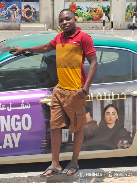 African Man Enters Vibrant Green Lamborghini – AI Generated Video | Hailuo AI