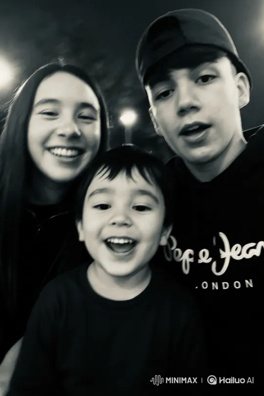 Family Embraces Joy in a Tender Moment – AI Generated Video | Hailuo AI
