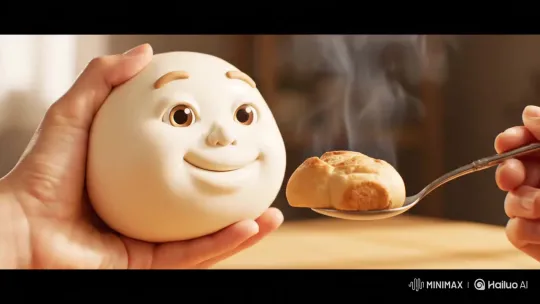 Kitten Kneads Bread Dough Rhythmically – AI Generated Video | Hailuo AI
