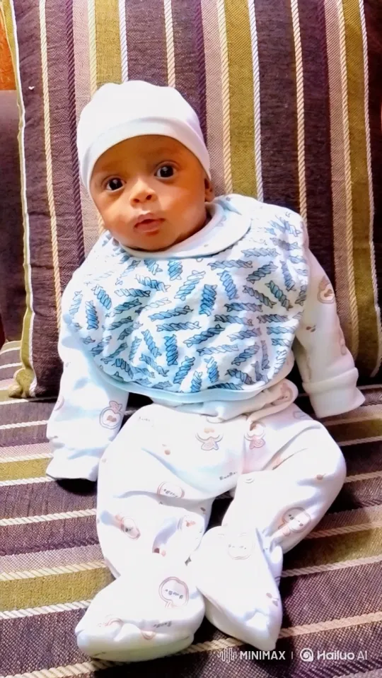 Baby Stands, Climbs Into Mini Airplane Toy – AI Generated Video | Hailuo AI