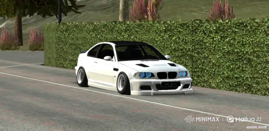 Stylish Men Taunt with Custom Sports Coupe Departure – AI Generated Video | Hailuo AI