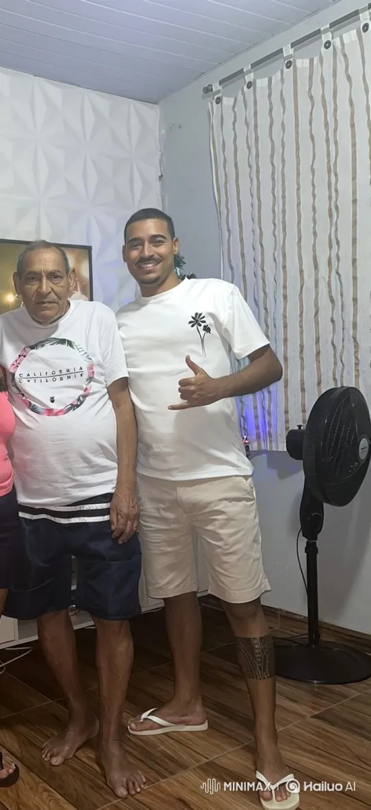 Elderly and Young Man Share Heartfelt Hug – AI Generated Video | Hailuo AI
