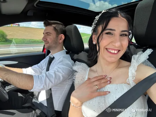 Couple's Journey from Joy to Tension in Selfie Video – AI Generated Video | Hailuo AI
