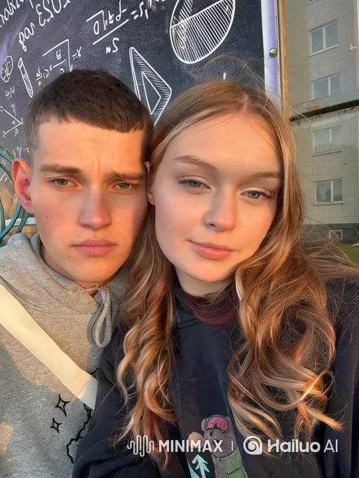 Family Reunion: Couple and Child Embrace in Summer Evening – AI Generated Video | Hailuo AI