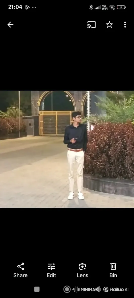 Young Man Enters Luxury Sedan on Paved Driveway – AI Generated Video | Hailuo AI