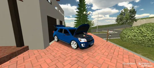 Children Enthusiastically Wash Blue SUV – AI Generated Video | Hailuo AI