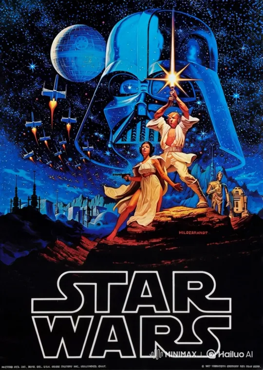 Star Wars Iconic Poster Comes to Life – AI Generated Video | Hailuo AI