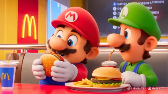 Mario and Luigi Enjoy Burgers at McDonald's – AI Generated Video | Hailuo AI