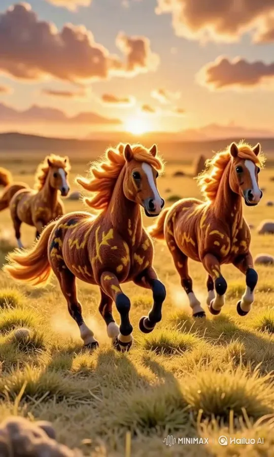 Origins and Evolution of Human-Horse Interaction – AI Generated Video | Hailuo AI