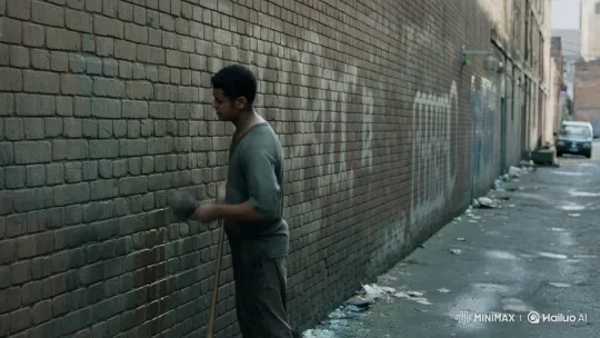 Determined Young Man's Uphill Struggle in Urban Setting – AI Generated Video | Hailuo AI