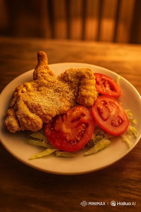 Cinematic Slow-Motion Reveal of a Delicious Meal – AI Generated Video | Hailuo AI