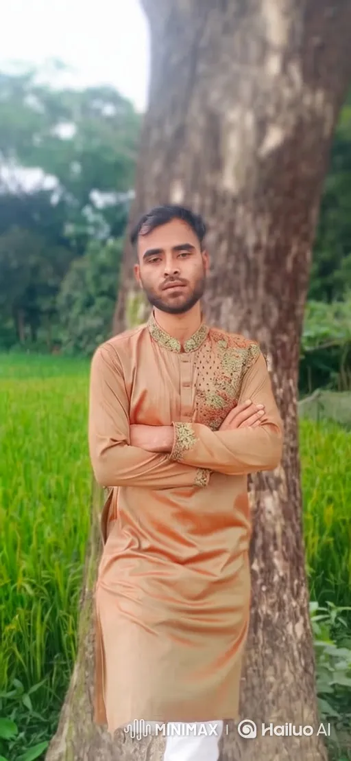 Young Couple's Serene Romantic Encounter in Golden Hour – AI Generated Video | Hailuo AI