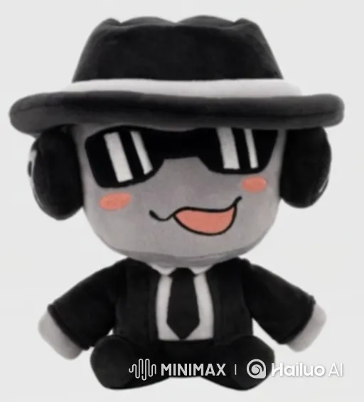 Cute Plush Toy in Cool Outfit Dances Rhythmically – AI Generated Video | Hailuo AI