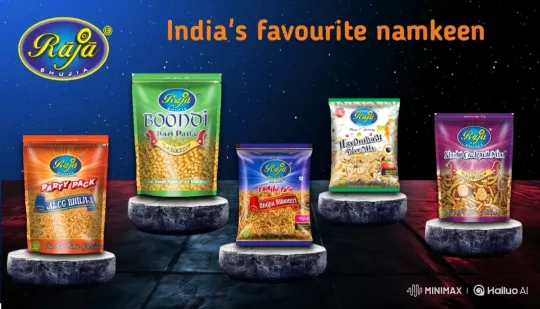 Raja Bhujia Snacks: Magical Reconstitution Ad – AI Generated Video | Hailuo AI