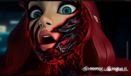 3D Animated Woman Transformed into Monstrous Creature – AI Generated Video | Hailuo AI