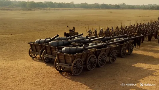 Babur's Strategic Army on Panipat's Battlefield – AI Generated Video | Hailuo AI