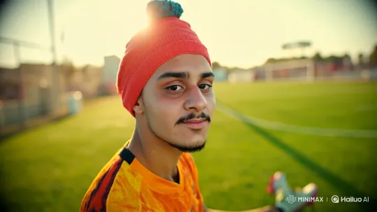 Young Soccer Player's Goal Celebration and Backflip Victory – AI Generated Video | Hailuo AI