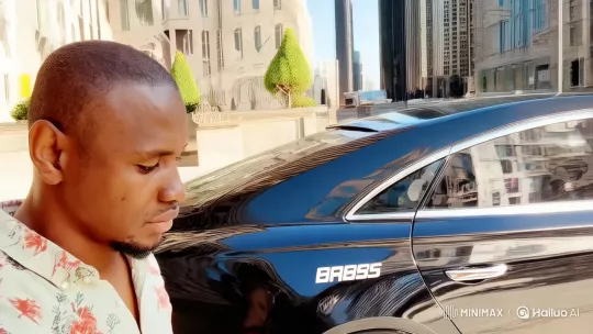Man Drives Elegant Brabus Car in Urban Setting – AI Generated Video | Hailuo AI