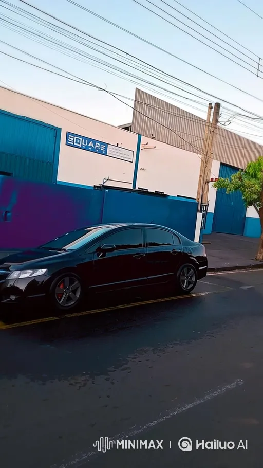 Sleek Sedan Demonstrates Dynamic Air Suspension – AI Generated Video | Hailuo AI