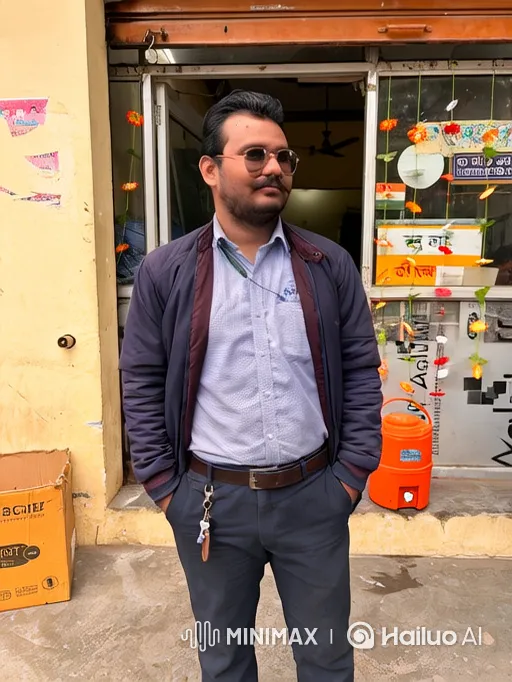 Rahul Gandhi greets a man in front of a shop – AI Generated Video | Hailuo AI