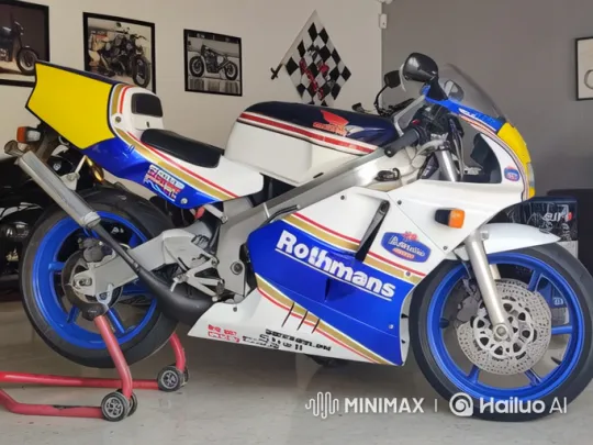 Vintage Honda Motorcycle: From Garage to Sunrise Beach Ride – AI Generated Video | Hailuo AI