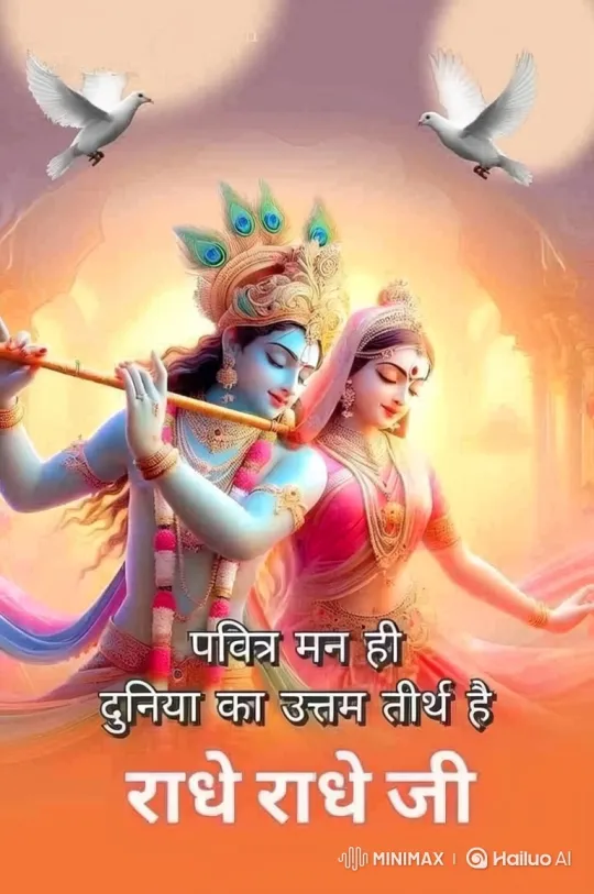 Divine Couple and Serene Melody with Doves – AI Generated Video | Hailuo AI