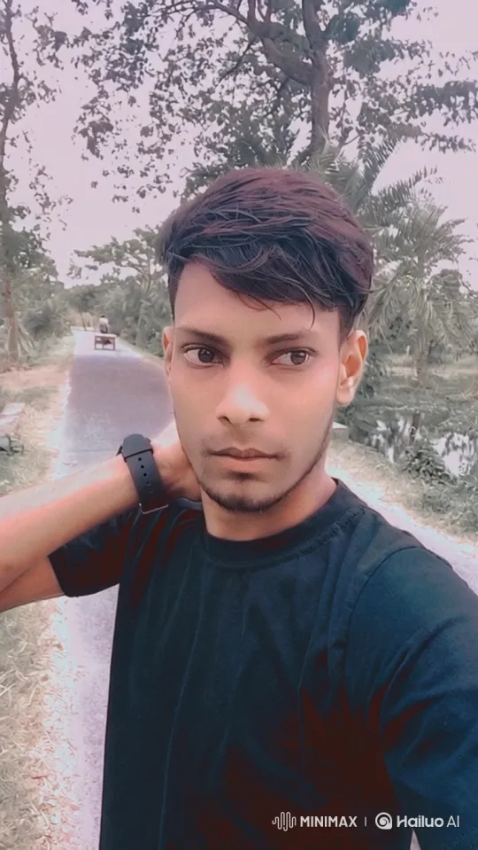 Park Stroll: A Serene Encounter Amidst Golden Hour – AI Generated Video | Hailuo AI
