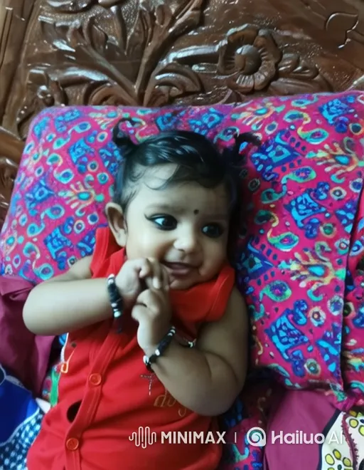 Baby Refuses Banana Offer with Gestures – AI Generated Video | Hailuo AI
