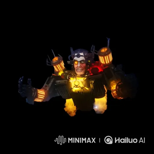 Mechanical Man Battles Giant Robot in Epic Showdown – AI Generated Video | Hailuo AI
